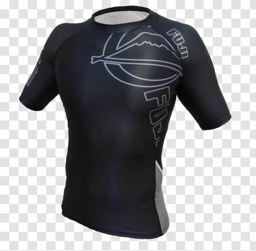 T-shirt Sleeve Rash Guard Brazilian Jiu-jitsu - T Shirt - Mma Transparent PNG