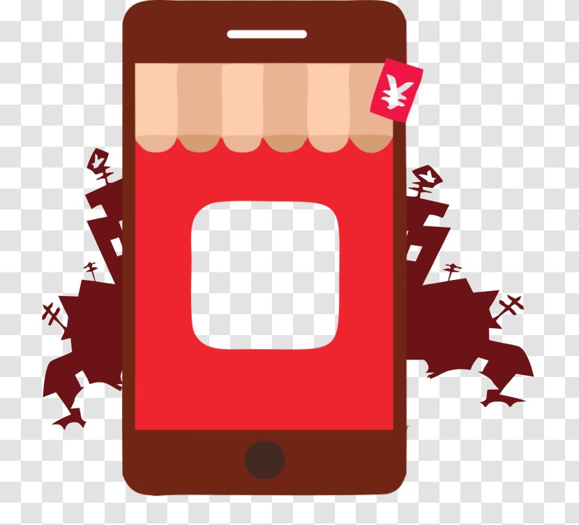 Red Envelope Designer Information - Mobile Phone Model Transparent PNG