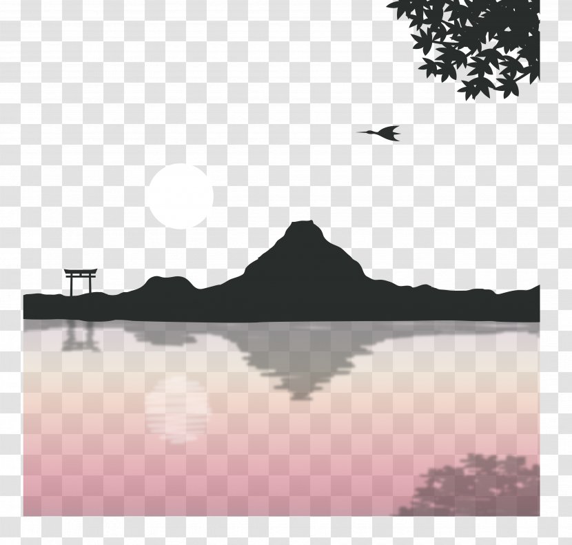 Mount Fuji Landscape Royalty-free - Japan - Vector Mountains Transparent PNG