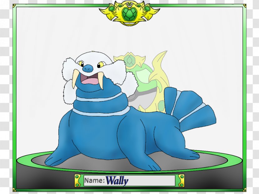 Amphibians Recreation Character Clip Art - Wally Walrus Transparent PNG