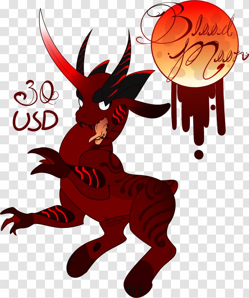 Reindeer Demon Horse Clip Art Transparent PNG