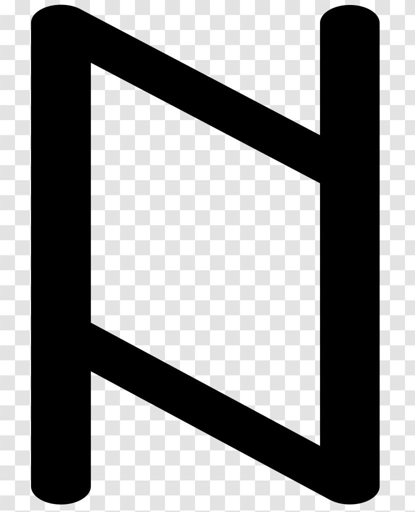 Line Angle Technology - Black And White Transparent PNG