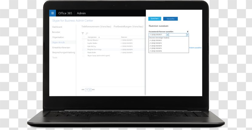 Skype For Business Cloud Computing Office 365 Netbook Telephone - Laptop - Voice Call Transparent PNG
