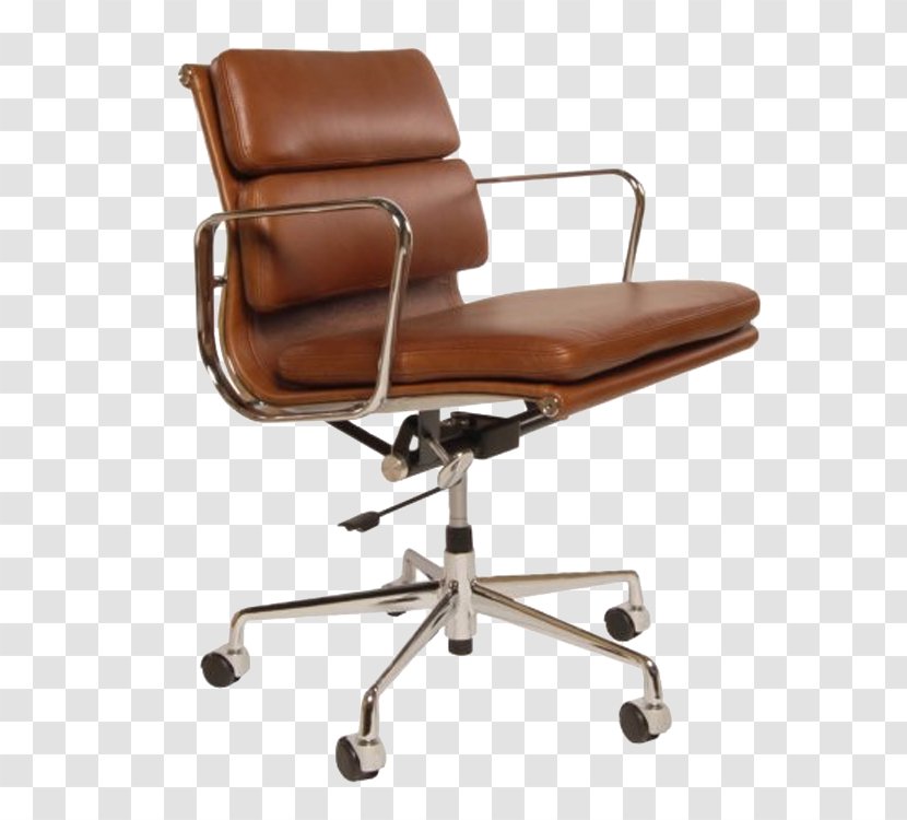Eames Lounge Chair Office & Desk Chairs Swivel - Artificial Leather Transparent PNG