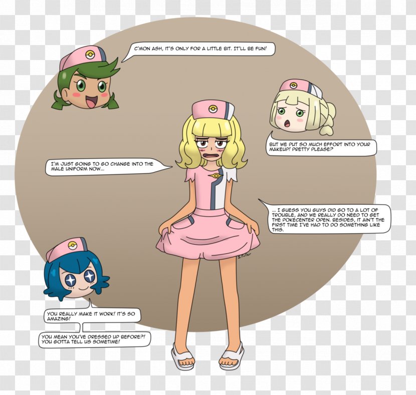 Ash Ketchum Pokémon Sun And Moon FireRed LeafGreen Nurse Joy - Cartoon - Charmcaster Transparent PNG