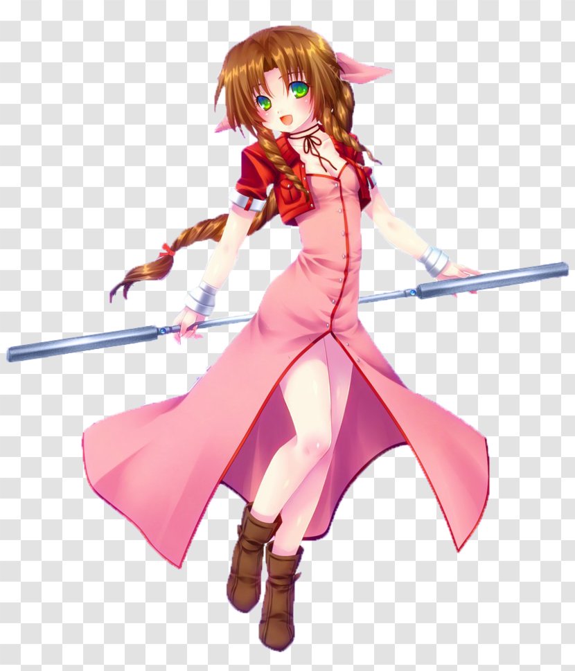 Aerith Gainsborough Tifa Lockhart Cloud Strife Final Fantasy VII Remake Kingdom Hearts - Flower Transparent PNG