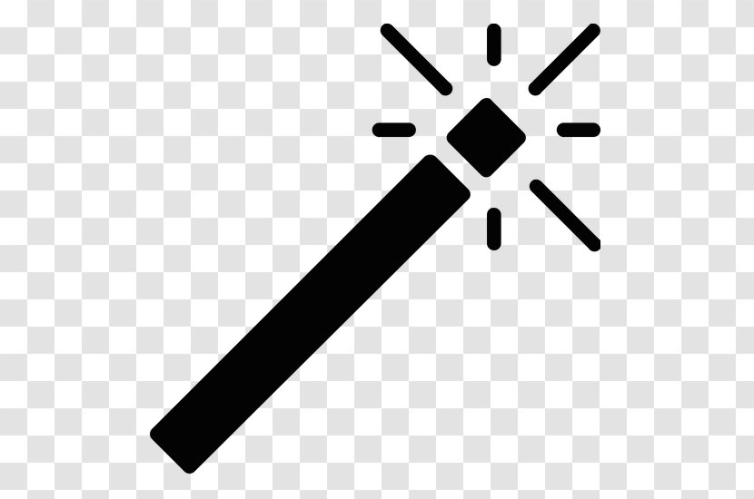 Line Angle - White - Magic Wand Transparent PNG