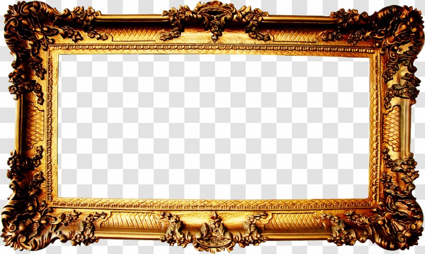Europe Photography - Decor - Brown Frame Transparent PNG
