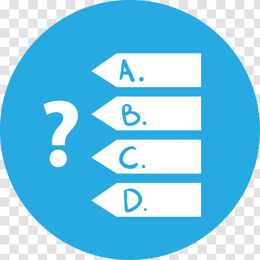 Quiz General Knowledge Question - Blue - Game Transparent PNG