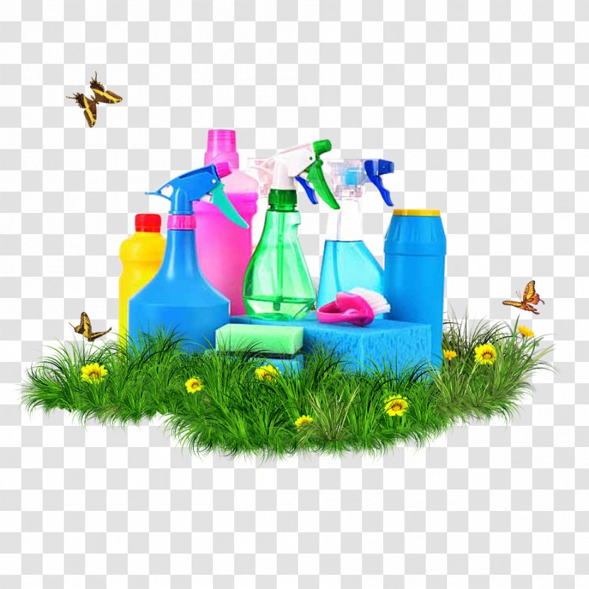 Domácí Chemie Chemistry Artikel Detergent Cleaning - Grass - Household Chemicals Transparent PNG