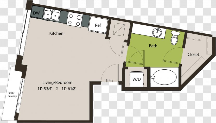 Floor Plan Water Marq Storey - Architectural Rendering - Design Transparent PNG