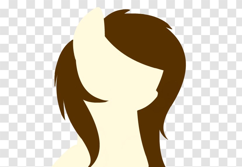 Horse Nose Silhouette Clip Art - Heart Transparent PNG