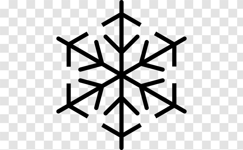 Snowflake Symbol Freezing - Symmetry Transparent PNG