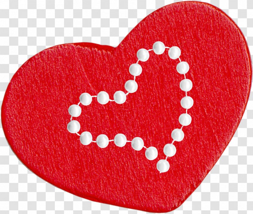 Heart Necklace Coral Euclidean Vector - Love Transparent PNG