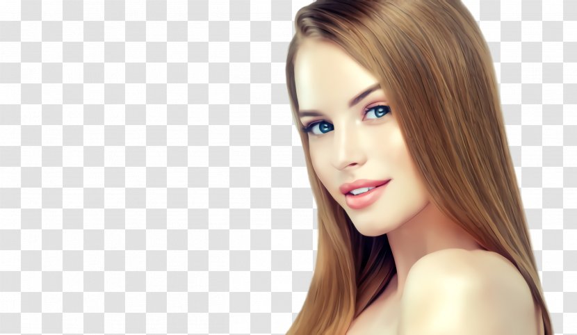 Hair Face Hairstyle Skin Blond - Head Forehead Transparent PNG