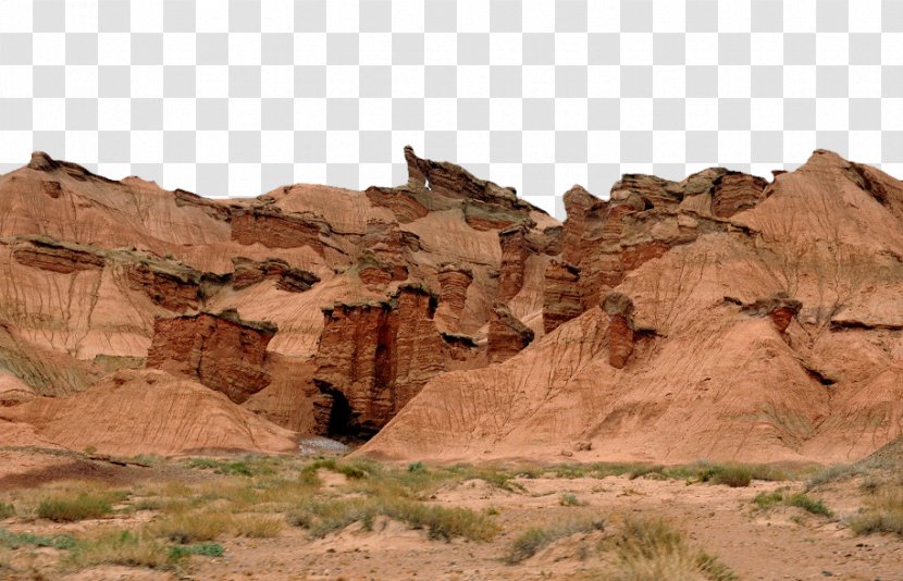 Badlands Outcrop Soil Ecoregion Landscape - Park - Ghost City Scenery Transparent PNG