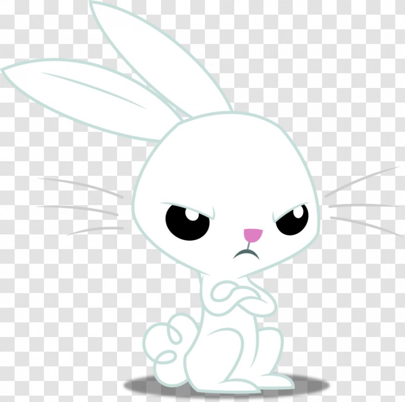 Angel Bunny Rabbit Hare DeviantArt - Flower Transparent PNG