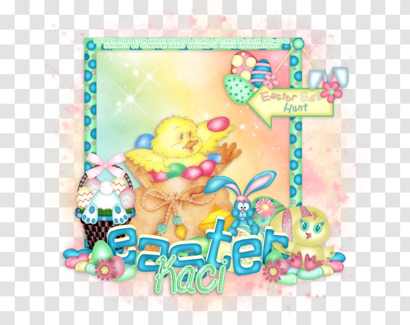 Easter PSP Picture Frames Font - Flower - Egg Hunter Transparent PNG