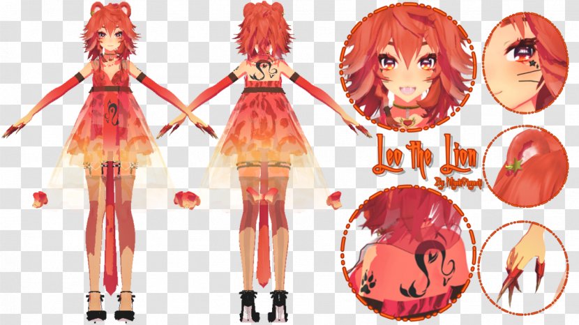 MikuMikuDance DeviantArt Vocaloid Lion Clothing - Watercolor Transparent PNG