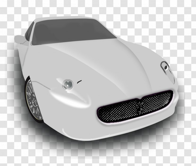 Sports Car Clip Art - Motor Vehicle - Grey Cartoon Vector Material Transparent PNG