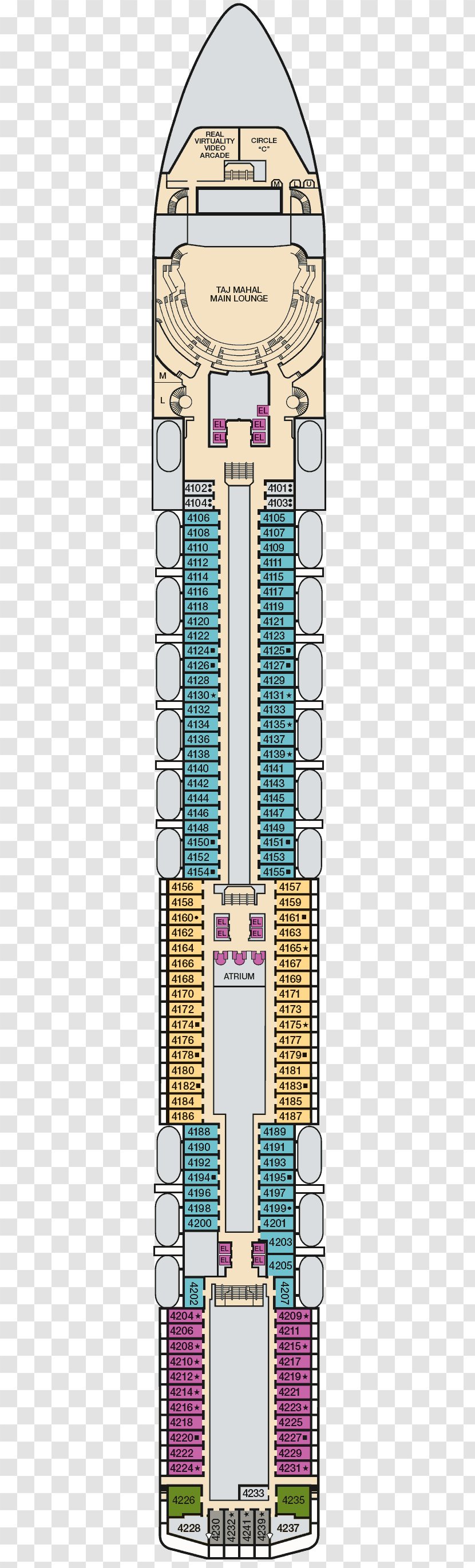 Cruise Ship Carnival Pride Line Miracle Legend - Liberty - Cabins With Balcony Transparent PNG