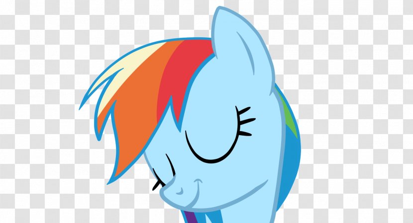 Rainbow Dash Pony Blue - Heart - Eye Transparent PNG