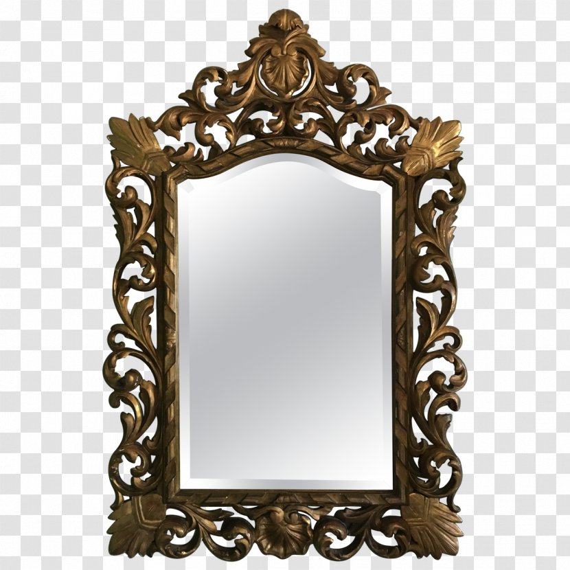 France Mirror Picture Frames Rococo Drawer - Venetian Glass Transparent PNG