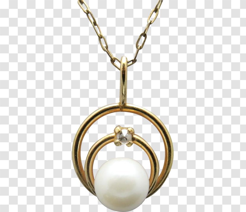 Locket Pearl Necklace Body Jewellery - Jewelry Transparent PNG