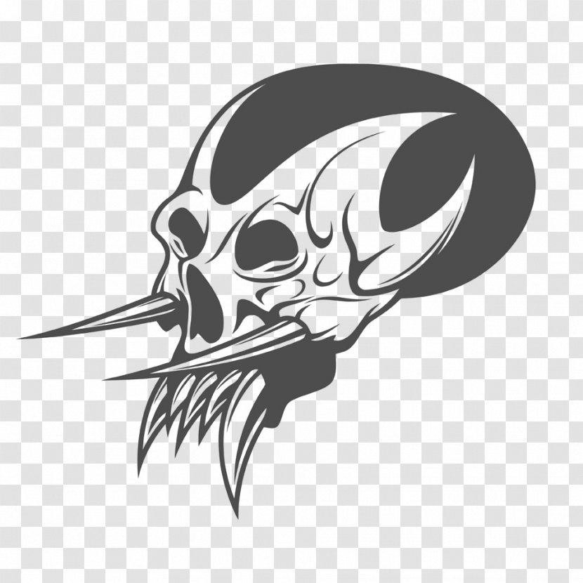 Photography Skull Royalty-free Illustration - Bone - Tattoo Transparent PNG