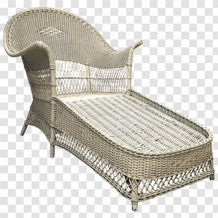 Daybed Chaise Longue Wicker Chair Cushion - Bed Frame - Noble Transparent PNG