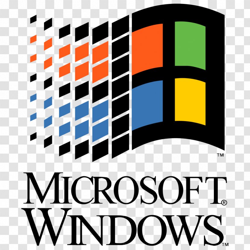 Windows 3.1x 95 Microsoft Computer Software - Brand - Logos Transparent PNG