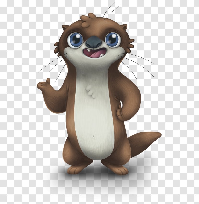 Water4Otter Procyonidae Bear Cartoon - Father - Otter Transparent PNG