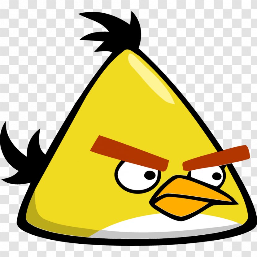Yellow Artwork Beak Font - Angry Birds Stella - Bird Transparent PNG