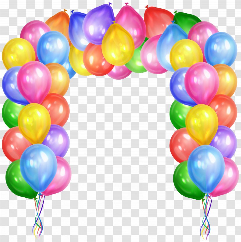 Cluster Ballooning Clip Art - Balloons Transparent PNG