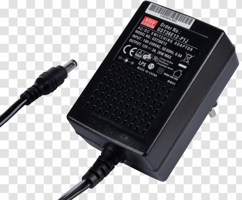 Battery Charger AC Adapter Power Converters Laptop - Computer Hardware Transparent PNG