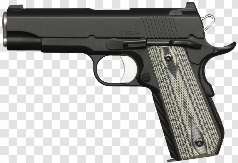 Dan Wesson Firearms .45 ACP M1911 Pistol - Ranged Weapon - Handgun Transparent PNG