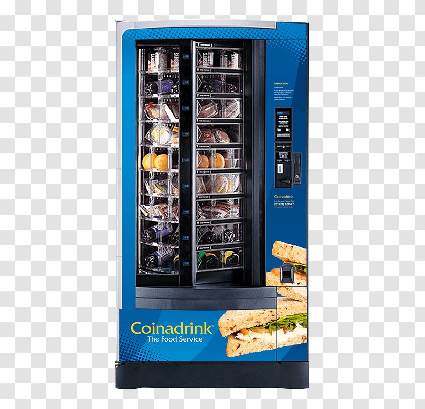 Refrigerator Vending Machines Display Case Sandwich - Home Appliance Transparent PNG