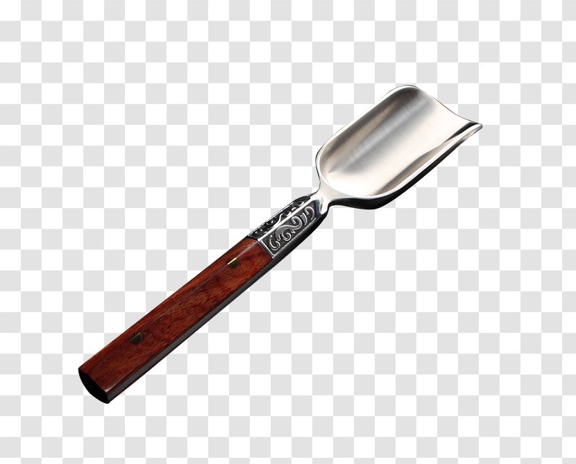 Teaspoon Tool Shovel - Cutlery - HighGrade Rosewood Tea Spoon Transparent PNG