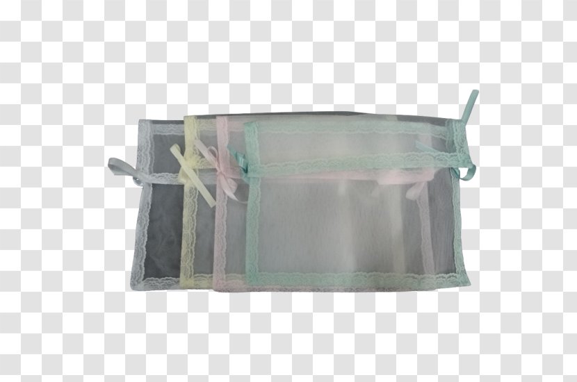 Plastic Rectangle Turquoise - Organza Transparent PNG