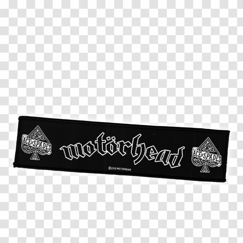 Motörhead Ace Of Spades Iron Maiden Iron-on Embroidered Patch - Steel Transparent PNG