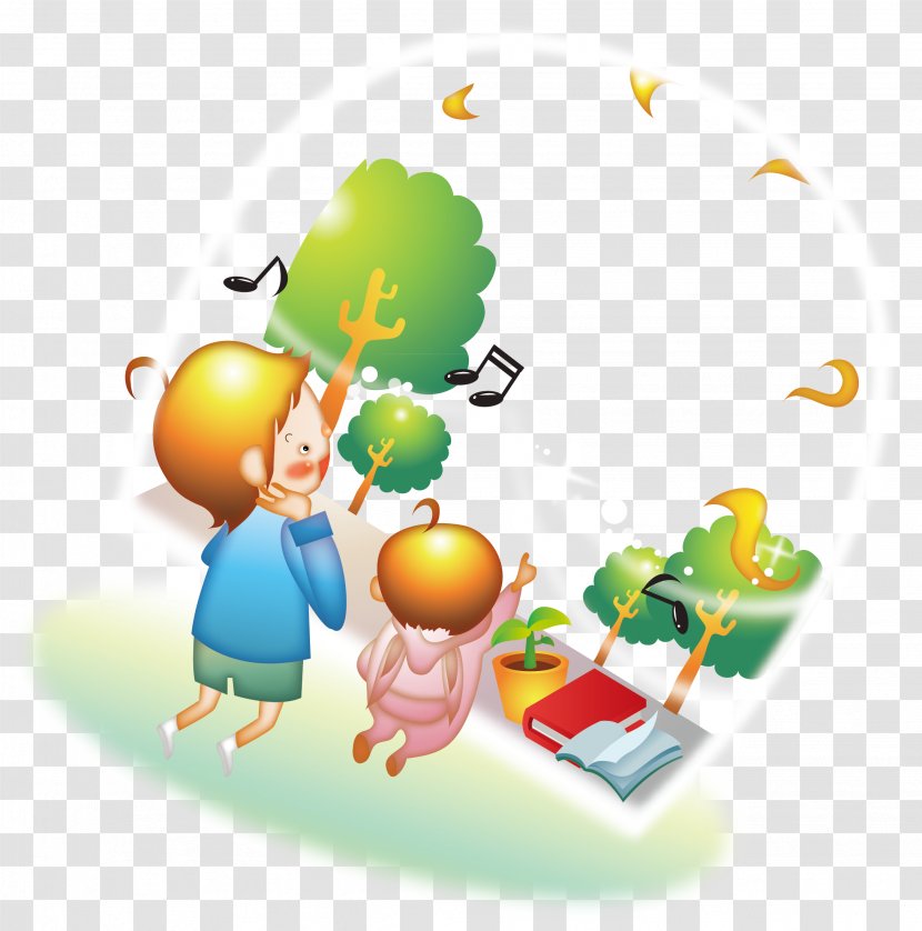 Singing Cartoon Drawing - The Child Transparent PNG