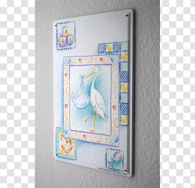 Picture Frames Rectangle - Stork And Baby Transparent PNG