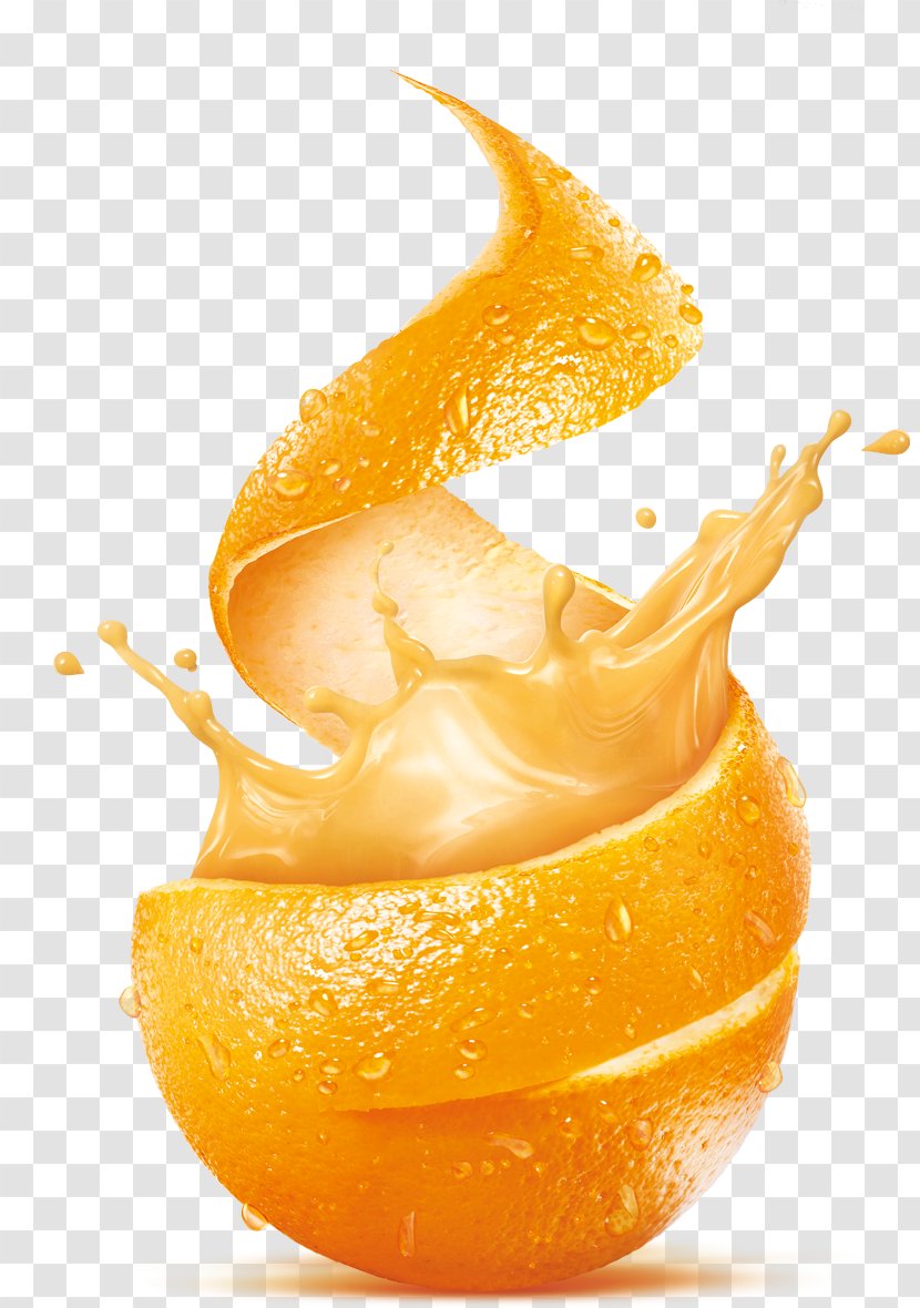 Orange Juice Graphic Design - Photography Transparent PNG