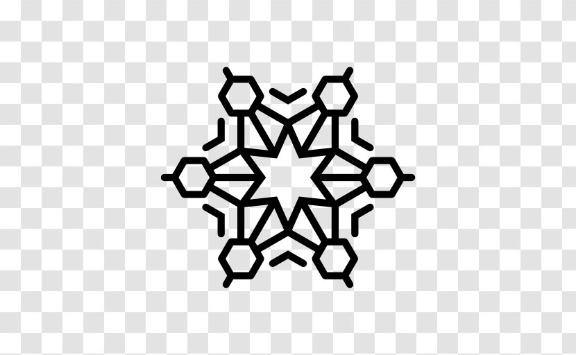 Snowflake Hexagon Shape - Ice Crystals - Free Stock Snow Buckle Transparent PNG