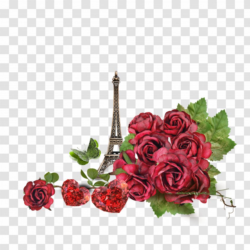 Garden Roses Floral Design Flower Clip Art - Digital Image Transparent PNG