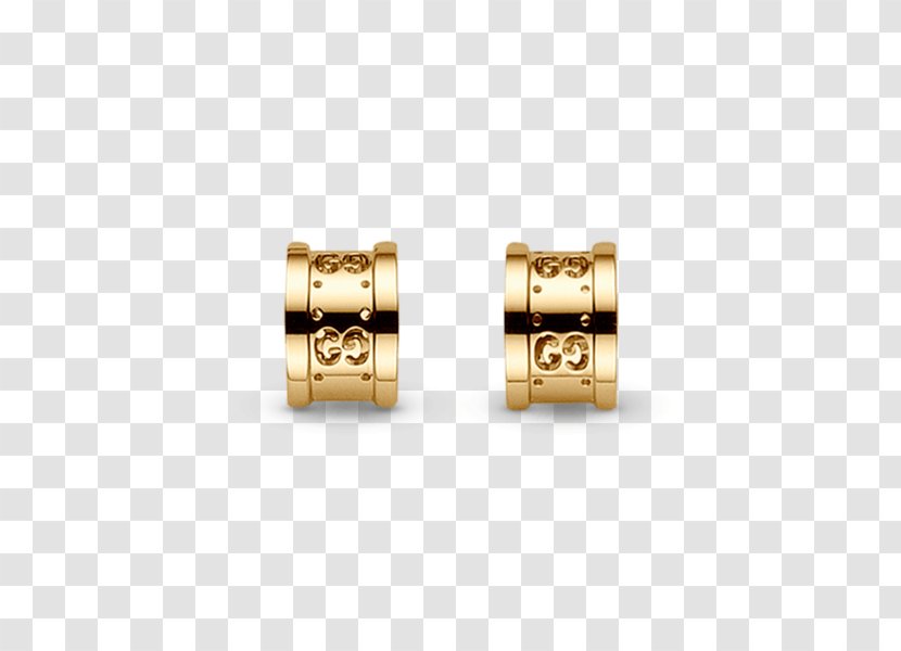 Earring Jewellery Gucci Colored Gold - Guccio Transparent PNG