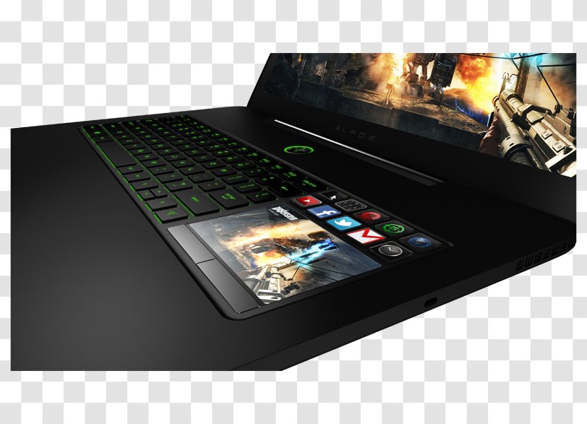 Laptop MacBook Pro Razer Blade 17 Gaming Computer - Electronic Device Transparent PNG