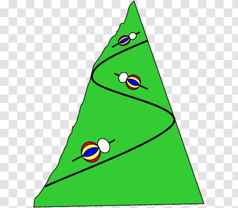 Triangle Green Point Leaf Clip Art - Cone Transparent PNG