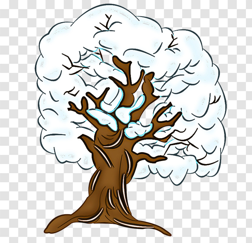 Tree Head Woody Plant Line Art Plant Transparent PNG