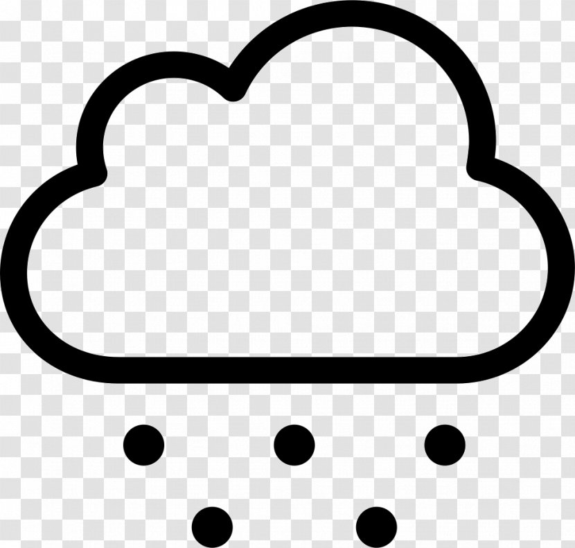 Snow Cloud Symbol Weather Transparent PNG